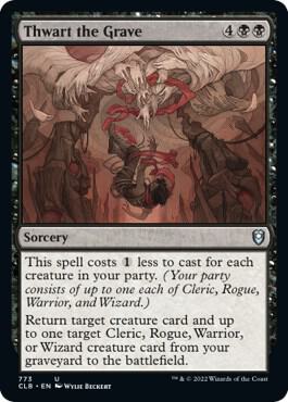 Thwart the Grave card from Commander Legends: Battle for Baldur's Gate
