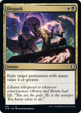 Despark card from Commander Legends: Battle for Baldur's Gate