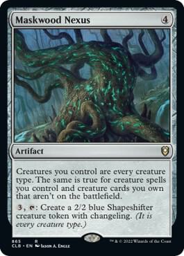 Maskwood Nexus card from Commander Legends: Battle for Baldur's Gate