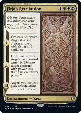 Firja's Retribution card from Commander Legends: Battle for Baldur's Gate