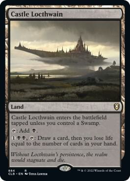 Castle Locthwain card from Commander Legends: Battle for Baldur's Gate