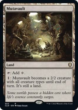 Mutavault card from Commander Legends: Battle for Baldur's Gate