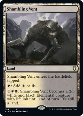 Shambling Vent card from Commander Legends: Battle for Baldur's Gate