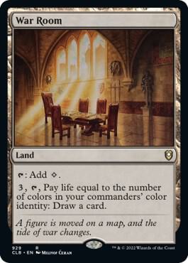 War Room card from Commander Legends: Battle for Baldur's Gate