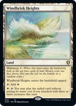 Windbrisk Heights card from Commander Legends: Battle for Baldur's Gate