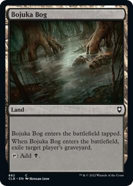 Bojuka Bog card from Commander Legends: Battle for Baldur's Gate
