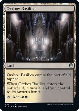 Orzhov Basilica card from Commander Legends: Battle for Baldur's Gate