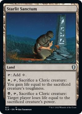 Starlit Sanctum card from Commander Legends: Battle for Baldur's Gate