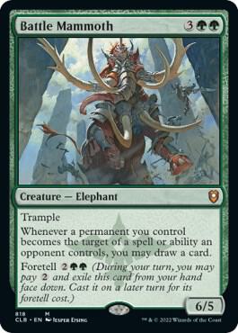 Battle Mammoth card from Commander Legends: Battle for Baldur's Gate