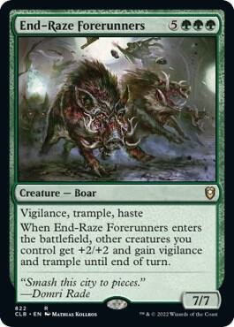 End-Raze Forerunners card from Commander Legends: Battle for Baldur's Gate