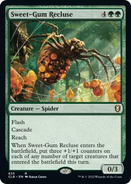 Sweet-Gum Recluse card from Commander Legends: Battle for Baldur's Gate