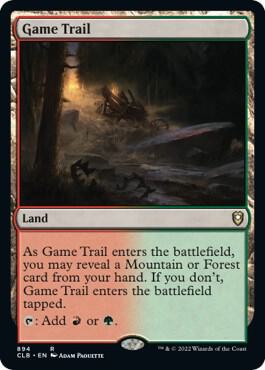 Game Trail card from Commander Legends: Battle for Baldur's Gate