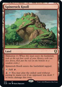 Spinerock Knoll card from Commander Legends: Battle for Baldur's Gate