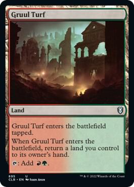 Gruul Turf card from Commander Legends: Battle for Baldur's Gate