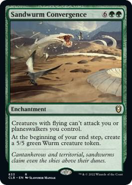 Sandwurm Convergence card from Commander Legends: Battle for Baldur's Gate