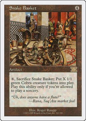 Snake Basket card from Classic Sixth Edition