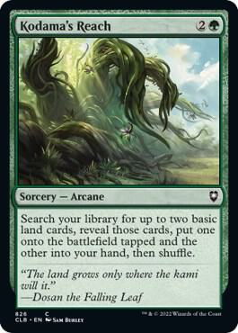 Kodama's Reach card from Commander Legends: Battle for Baldur's Gate