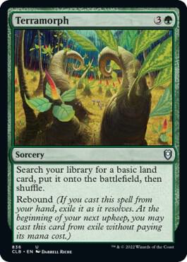 Terramorph card from Commander Legends: Battle for Baldur's Gate
