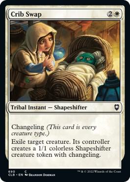 Crib Swap card from Commander Legends: Battle for Baldur's Gate