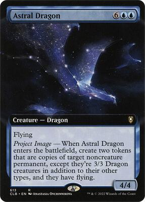 Astral Dragon (Extended Art) card from Commander Legends: Battle for Baldur's Gate