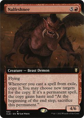 Nalfeshnee (Extended Art) card from Commander Legends: Battle for Baldur's Gate