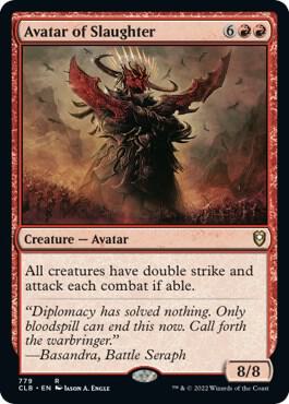 Avatar of Slaughter card from Commander Legends: Battle for Baldur's Gate
