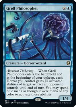 Grell Philosopher card from Commander Legends: Battle for Baldur's Gate
