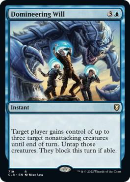 Domineering Will card from Commander Legends: Battle for Baldur's Gate