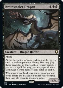 Brainstealer Dragon card from Commander Legends: Battle for Baldur's Gate