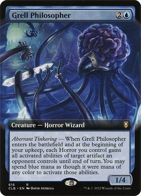 Grell Philosopher (Extended Art) card from Commander Legends: Battle for Baldur's Gate