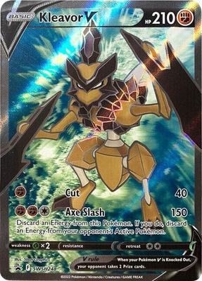 Kleavor V (Full Art) - SWSH248 card from SWSH: Sword & Shield Promo Cards