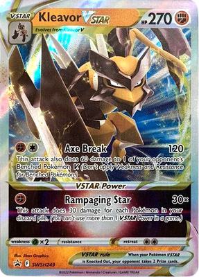 Kleavor VSTAR - SWSH249 card from SWSH: Sword & Shield Promo Cards