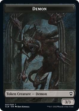 Demon Token card from Commander Legends: Battle for Baldur's Gate