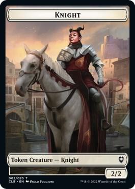 Knight Token card from Commander Legends: Battle for Baldur's Gate