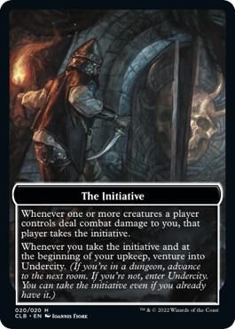 The Initiative // Undercity Double-Sided Token card from Commander Legends: Battle for Baldur's Gate