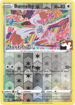 Bunnelby - 150/189 (Thank You Promo) card from Miscellaneous Cards & Products