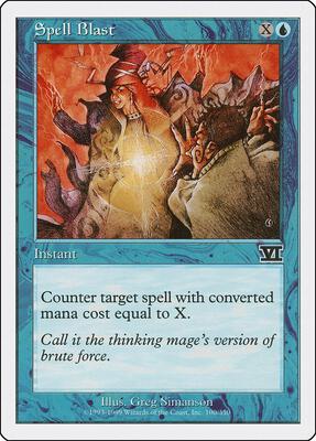 Spell Blast card from Classic Sixth Edition