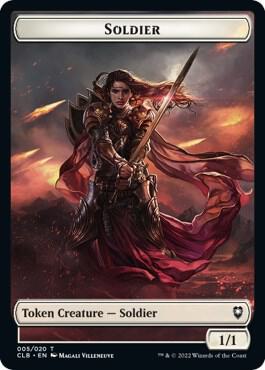 Soldier Token card from Commander Legends: Battle for Baldur's Gate