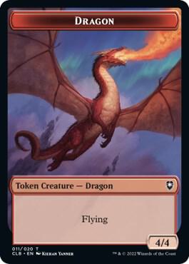 Dragon Token card from Commander Legends: Battle for Baldur's Gate