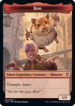 Boo Token card from Commander Legends: Battle for Baldur's Gate