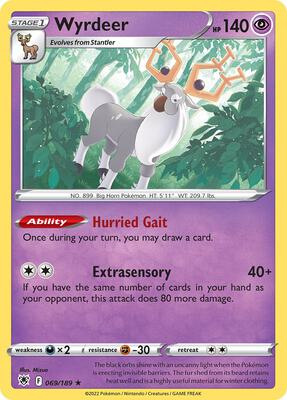 Wyrdeer - 069/189 card from Deck Exclusives