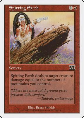 Spitting Earth card from Classic Sixth Edition