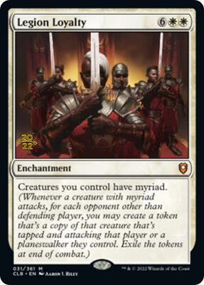 Legion Loyalty card from Prerelease Cards
