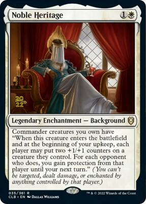 Noble Heritage card from Prerelease Cards
