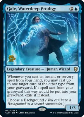 Gale, Waterdeep Prodigy card from Prerelease Cards