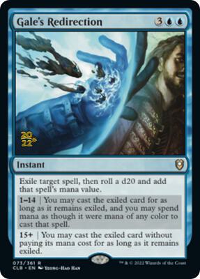 Gale's Redirection card from Prerelease Cards