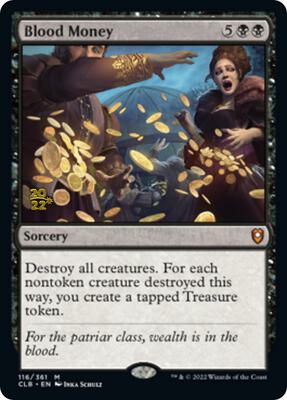 Blood Money card from Prerelease Cards