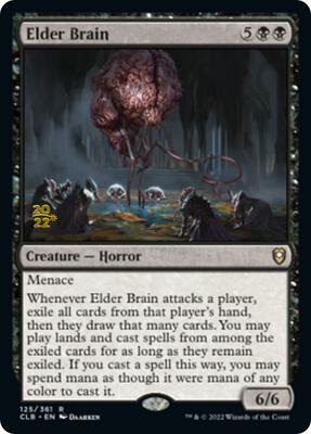 Elder Brain card from Prerelease Cards