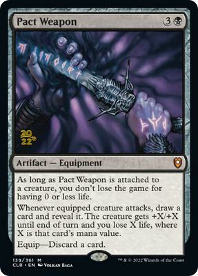 Pact Weapon card from Prerelease Cards