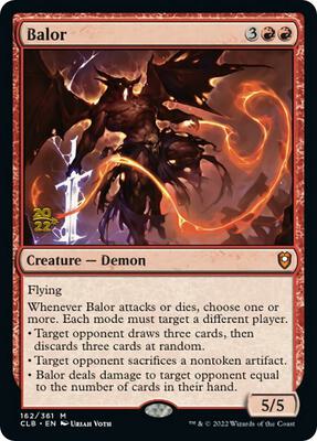Balor card from Prerelease Cards